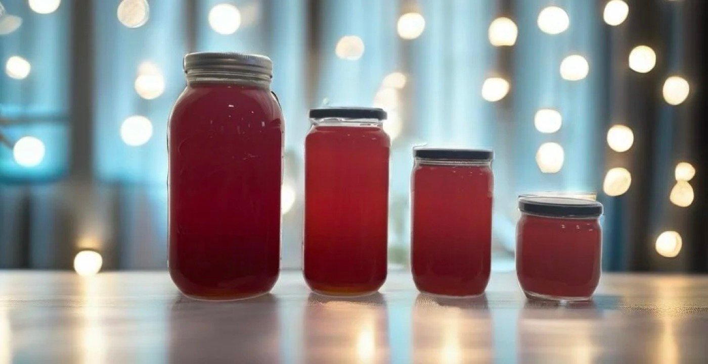 Four sizes of CanBee Honey jars
